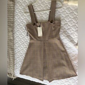 Zara dress Houndstooth Patterned Garment